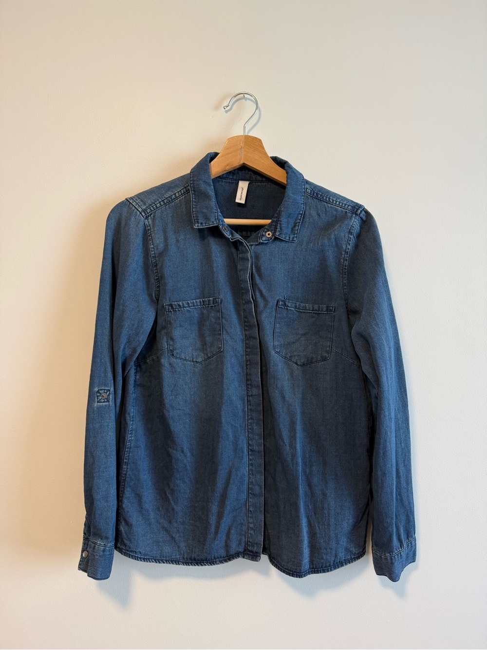 soyaconcept Denim Button-Up Shirt
